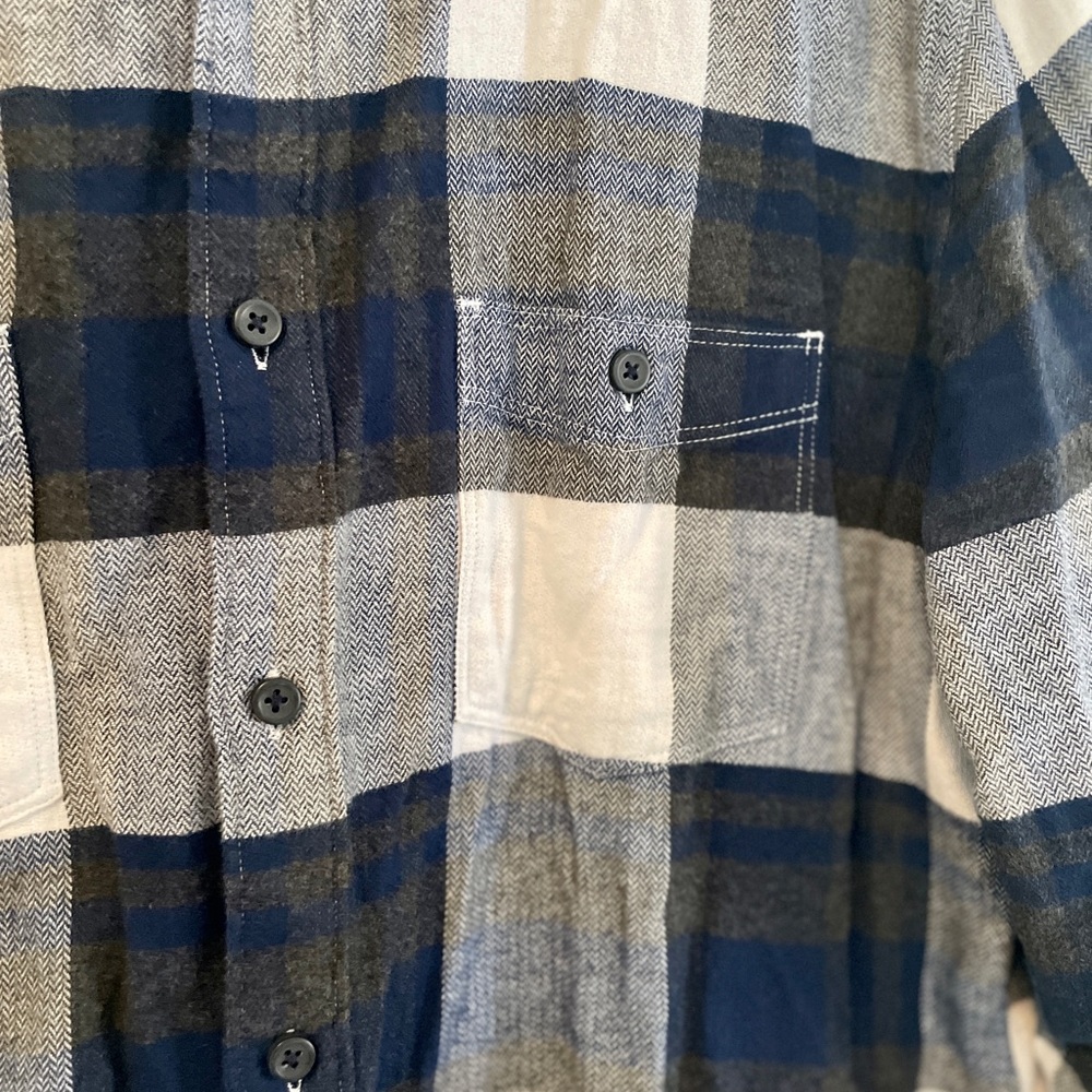 Express Button Down Flannel Shirt - image 4